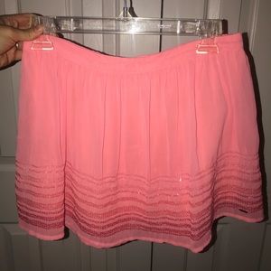 Hot pink Hollister mini skirt